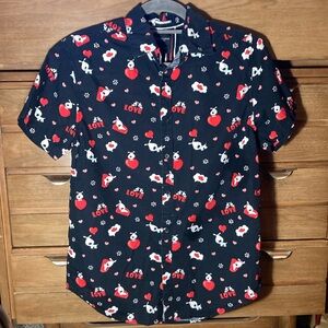 Perfect for Valentine’s Day~Denim and Flower shirt